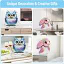 2 Pcs Tabletop Diamond Art Painting Kits,DIY Butterfly Diamond painting Special Shaped Rhinestone Desk Placement Ornament,5D Stand Up Gem Painting Craft Kit for Home Wall Decor Gifts,7.8x7.8inch (BP005+BP006)