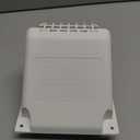 Deflecto 4-Inch Wide Mouth Dryer Vent Hood with Removable Bird Guard, White