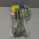 RETON 10 Pcs Artificial Silk Rose Flower, Realistic Roses Fake Flowers for DIY Wedding Bouquets Centerpieces Party Garden Home Floral Arrangement Decoration - 50cm (Multicolor)