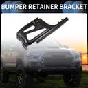 Bumper Support Bracket, Left Side Front Bumper Retainer Bracket Hold Mount No.5327404040 for Toyota Tacoma 2015-2022 ABS Black, 1 Pc