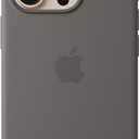 Apple iPhone 16 Pro Silicone Case with MagSafe and Camera Control: Lightweight Phone Case, Wireless Charging Compatible, Smooth Matte Finish; Stone Gray