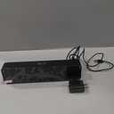 Digital Clock Large Display, Alarm Clock for Living Room Office Bedroom Decor, LED Corded Electric, Date Temp Display Wall Clock, Automatic Brightness Dimmer Smart Cool Modern Desk Accessories Black