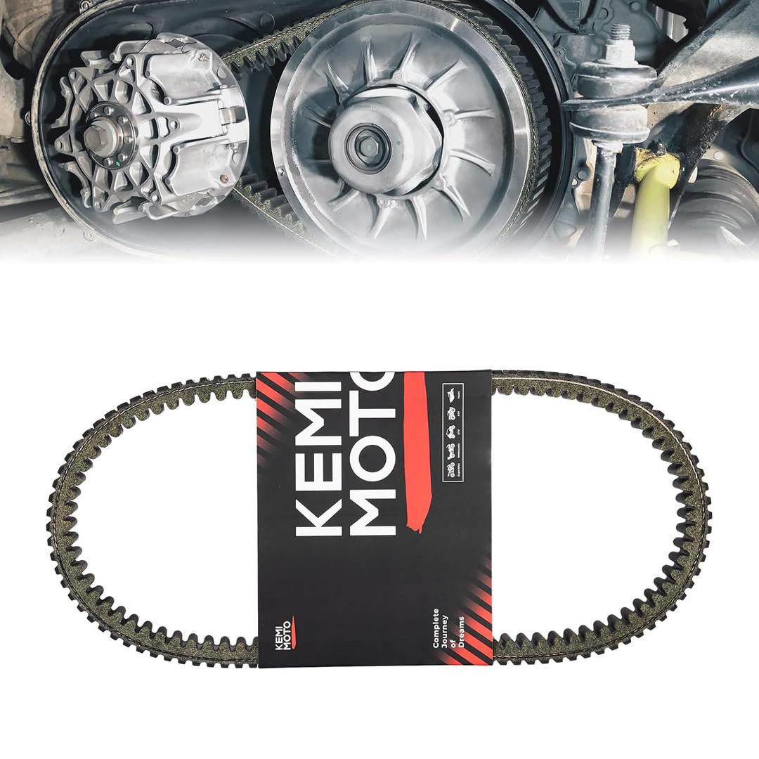 KEMIMOTO UTV Drive Belt, Compatible with CanAm 20162020 Defender (Max) HD8 HD10 Maverick Sport (Max) 1000 1000R Trail 800 1000 800R 1000R 2018 Maverick X3 900 HO, OEM Replace 422280656 422280654