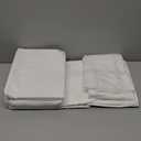 Shavel Home Products Micro Flannel Queen-Size Sheet Set, Machine Wash & Dry, No Pilling, 18" Deep Pocket with 2 Pillowcases, White