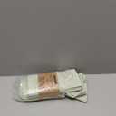 Narrow Striped Cotton Linen Blended Dinner Cloth Napkins - Set of 12 (40 x 30 cm) - for Events & Home Use (Green)