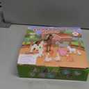 Farm Animals Figures Toys with 10 Realistic Plastic Animal Figurines & Kids Sound Book, Educational Learning Toys Gift for 3 Years Old & Up Toddlers Kids Boys Girls