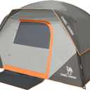 CAMEL CROWN Tents for Camping 8 Person Waterproof Quick Setup Folding Outdoor Backpacking Tents 8 People Family Hiking (Gray)