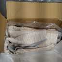 Valenrug Washable Rugs 8x10 - Stain Resistant 8x10 Area Rugs for Living Room, Non Slip Backing Gradient Printed Rugs for Bedroom, Foldable Machine Washable Area Rug(8'x10', Beige)