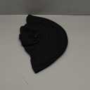 Sun Hats for Women Gardening Hat Wide Brim Ponytail Beach Sun Protection Breathable Cotton Summer Hat with Fold-Up Brim (Medium-Large, Black)