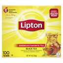 Lipton Tea Bags, Black Tea, 100 Count (Pack of 10) BBD:04-2028