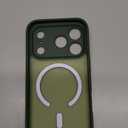 Designed for iPhone 17 Pro Case, Compatible with MagSafe, [Camera Protection] [15FT Military Drop Protection] Shockproof Translucent Matte Anti-Slip Phone Case, 6.3", Alpine Green