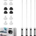 𝒖𝒑𝒈𝒓𝒂𝒅𝒆𝒅 W11400156 W11187091 Suspension Rod, Washing Machine Suspension Rod (4PCS), for Whirlpool WTW7120HW0 WTW8127LC0 WTW500CMW0 WTW6150PW0 & for Maytag MVW7230HW0 MVW7232HW0