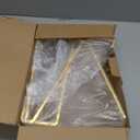 Large Plate Holder Display Stand - 10 inch Tall Plate Stands for Display - Metal Picture Frame Stand - Big Tabletop Easel Stand for Decorative Plates | Platter | Book | Plaque | Tile - 2 Pack - Gold