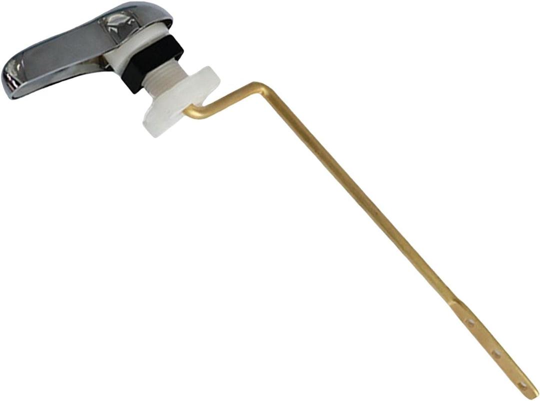 Generic 20cm Toilet Tank Flush Lever Replacement Conveneint Heavy Duty Front Mount Handle Toilet Tank Lever for Hotel Indoor Washroom Bathroom Home
