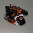 BLACK+DECKER 12V MAX Cordless Drill/Driver, Battery and Charger Included (BDCDD12C)
