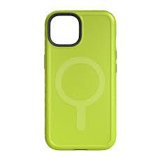 MOCCA Strong Magnetic for iPhone 11 Phone Case,[Compatible with Magsafe][Glass Screen Protector+Camera Lens Protector] Slim Thin Shockproof Cover Case for iPhone 11 6.1 inch, Florescent Green