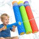 Water Gun Blaster for Kids Toddler: 3 Pack Pool Toys for Kids Foam Water Squirters - Outdoor Summer Swimming Beach Toys for Ages 4-8 6-8 8-10 8-12 Backyard Pool Party Favors for Boys Girls