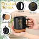 Jingmore 10 Pcs Bible Verse Coffee Mugs Cork Base, Tree, English Quote, 15oz