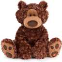 GUND Philbin Classic Teddy Bear, Premium Stuffed Animal for Ages 1 and Up, Chocolate Brown, 18