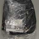 Christian Art Gifts Faux Leather Bible Cover for Men and Women | Ichthus Jesus Fish Emblem Zippered Two-Fold Organizer Case for Bible or Book w/Handle (Black)