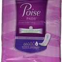 Poise Pads, Regular Length, Ultimate Absorbency 33 pads (Pack of 4)