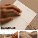 YSAGi Leather Desk Protector, Office Mat, Large Mouse Mat, Non-Slip PU Leather Blotter, Laptop Desk Pad, Waterproof Writing Pad for Office and Home (Khaki, 47.2" x 23.6")
