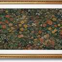 VIYYIEA Large Gold Framed Wildflower Wall Art for Living Room, 24x36 Inch