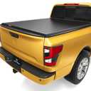 YITAMOTOR Soft Tri-Fold Tonneau Cover Fits for Nissan Frontier(NO Mxico) 5ft Bed 2005-2025, Effortless Installation, Improved Fuel Efficiency, and Unsurpassed Durability
