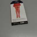 Dreamgirl Women's Lace Top Fishnet Thigh High Hosiery, Red, One Size Queen (Red)