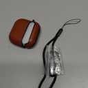 V-MORO Compatible with Airpods 4th Generation Case Genuine Leather Airpod 4 Case Cover(2024)[Front LED Visible] iPods 4 Earbuds Charging case Protective Cover Skin Brown Men