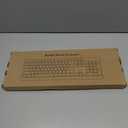 SABLUTE Large Print Backlit Keyboard, Wired USB Lighted Computer Keyboards with 7-Color & 4 Modes Backlit, Oversize Letters Keys Easy to See and Type, Keyboard Compatible for PC, Laptop (Black)