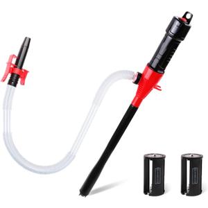 SEDY Electric Hand Pump, Portable Battery Powered Transfer Pump, Multi-Use Siphon Liquid Extractor for Gasoline, Diesel, Fuel, and Water Transfer