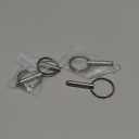 Quick Release Pin Bimini Top Pin Diameter 0.25 Inch, Total Length 1.49 Inch, Effective Length 1 Inch, Full 316 Stainless Steel for Boat Bimini Top Deck Hinge (4 Pieces)