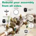 0888527 888527 3/4" 009M3 Total Relief Valve Kit Assembly, Replacement for LF009M3/009M3 3/4 inch Backflow Preventer Reduced Pressure Zone Assembly