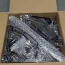 Floor Standing Corner Shower Caddy: 4-tier Rustproof Freestanding Shower Organizer Shelf for Inside - No Drilling Bathroom Rack Stand Black