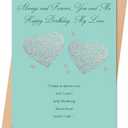 uugtcard Birthday Card for Husband Wife Boyfriend Girlfriend, Romantic Birthday Gift for Men Women Him Her ( Pack Of 2)