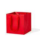 7 Pack Red Large Square Gift Bags with Handles, Gift Wrap for Birthday Wedding Party Shopping Presents Anniversary
