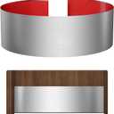 Stainless Steel Door Kick Plate, 6" x 30" Door Push Plate, Self Adhesive Kickplate for 32" Doors Interior or Exterior (Brushed Nickel)