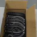 30 Pcs Travel Hangers Portable Foldable Travel Hanger Organizer, Plastic Cruise Essentials Clothes Drying Rack Folding Hangers for Camping Flying RV Europe Vacation Essentials Suitcase, Black