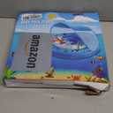 Baby Pool Float with Canopy UPF50+ Sun Protection, Inflatable Kids Pool Floats with Toy Play Console for Baby 6-36 Months, Infant Swimming Float with Adjustable Safety Seat for Boys Girls (Blue)