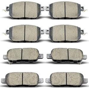 D905 D969 Ceramic Front Rear Brake Pads Set Fit For 2003-2012 Nissan Murano,For 2004-2008 Maxima,For 2005-2006 Altima,For 2003-2005 Infiniti FX35 FX45 (8pcs)
