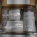 Homemory Realistic Flickering Battery Operated Candles, LED Fake Electric Candle with Remote Control and Timer, Flameless Candles for Home, Christmas Decoration, White, Set of 3 (D3"xH4"5"6")