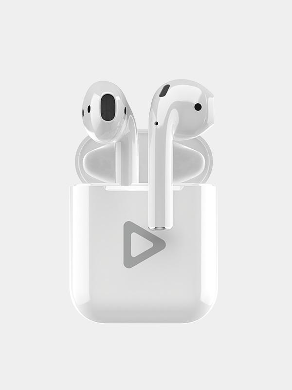 Acoustix TRUE WIRELESS AUDIOBUDS+ w portable charging case