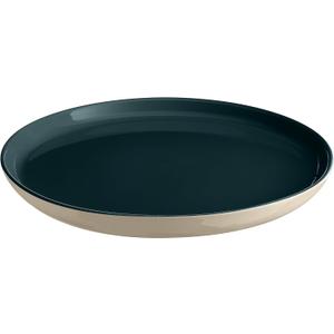 Emile Henry EVERYDAY COLLECTION Ceramic 11" Dinner Plate, Ocean & Cream