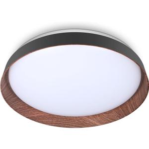 VIPMOON 13"/36W Flush Mount LED Ceiling Light, 5CCT 3000K-6000K Adjustable Super Bright Retro LED Light Fixture for Bedroom Kitchen Balcony Study Room Porch Bathroom Stairwell Hallway Office