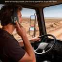 Trucker Bluetooth Headset with Charging Base, Wireless Hands-Free Headset with Noise Canceling Mic & Mute Button, 56Hrs Working Time PC Headsets for Cell Phones, Computer, Truck Driver