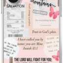Christian Bible Verses Phone Case Compatible with iPhone 17, Jesus Faith Salvation Phone Cover for iPhone 17