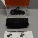 JBL Charge 6 - Portable Waterproof & Drop-Proof Bluetooth Speaker, Bold JBL Pro Sound with AI Sound Boost, 28Hrs of Playtime, Built-in powerbank & Comes with a Sturdy/Removable Carrying Strap (Black)