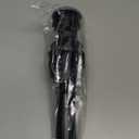 KENES Bathroom Vessel Sink Pop Up Drain Without Overflow Assembly, Lavatory Vanity Sink Drain Stopper, Anti-Clogging Drain Strainer, Matte Black, KE-P300A-2