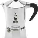 Bialetti, 06774, Moka Cafe 3 cup, Stove Top Espresso Maker, Black